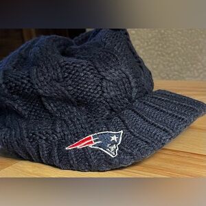 NEW ERA Patriots Navy Billed Winter Hat